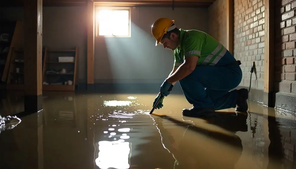Professional water damage restoration services in Hominy, OK